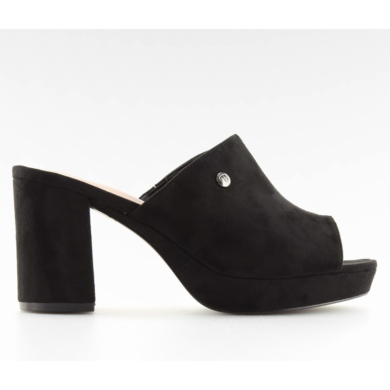 Negro FLD-3K41 tacones negros