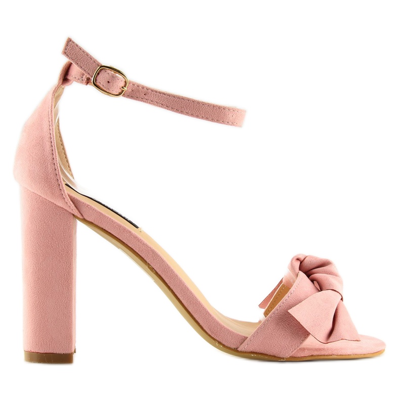 Sandalias rosa tacón 118-11 rosa rosado