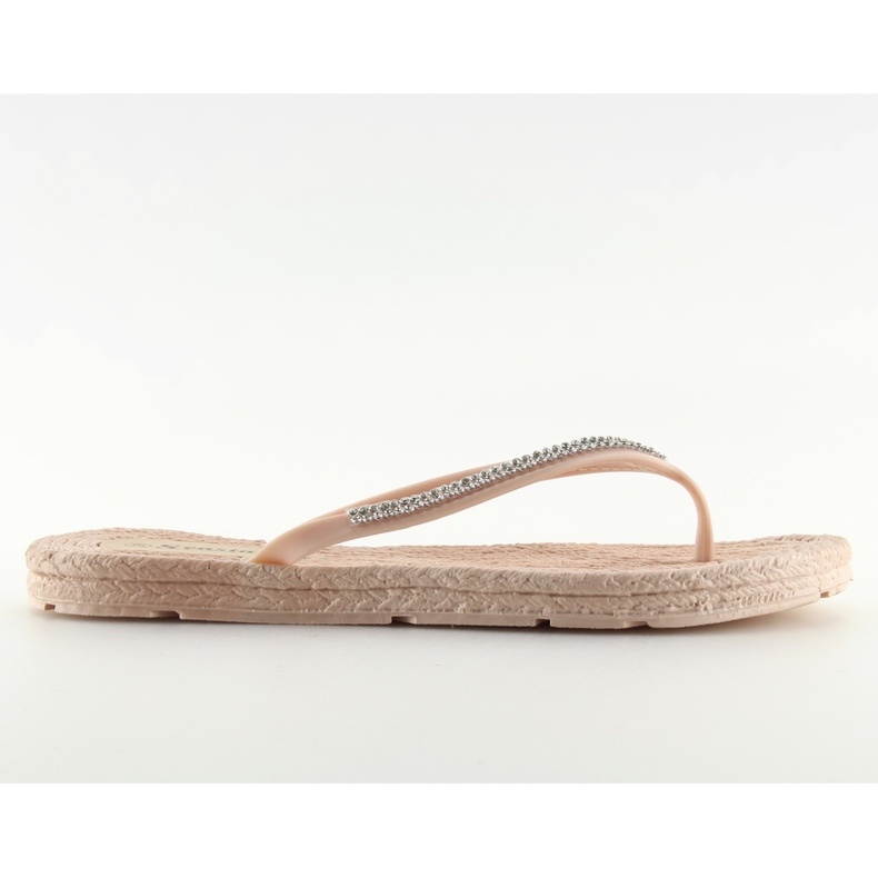 CK40P Chanclas de goma beige clavel