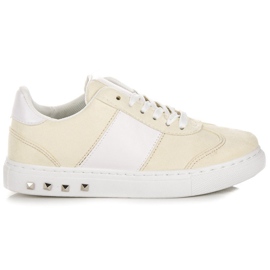 Sport Zapatillas de gamuza amarillo