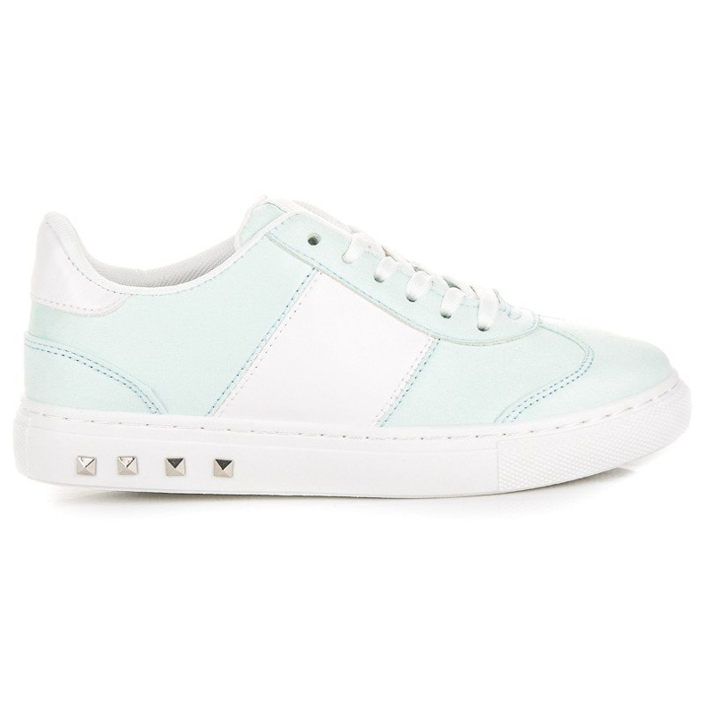 Sport Zapatillas de gamuza blanco verde
