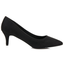 Tacones de ante negros Tacones de ante negros