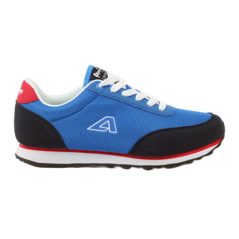 American Club Deportivas americanas con cordones para mujer azul