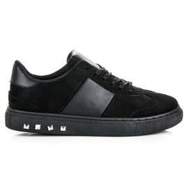 Sport Zapatillas de gamuza negro