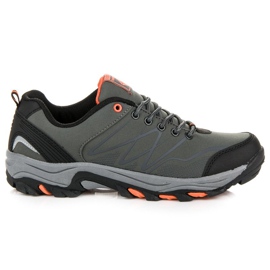 Ax Boxing Zapatos de trekking bajos gris