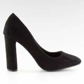 Negro Zapatos de salón negro B-18 negro