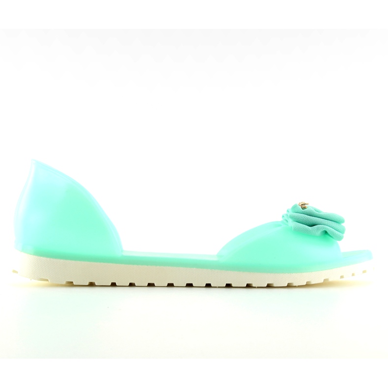 Bailarinas punta abierta meliski S1 menta verde Bailarinas punta abierta meliski S1 menta verde