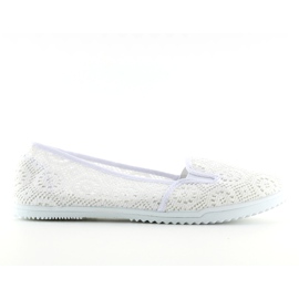 Slipon encaje blanco MN70 blanco