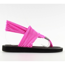 Chanclas algodón rosa fucsia rosado