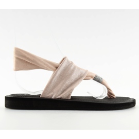 Sandalias, sandalias de algodón rosa DD82P Pink rosado