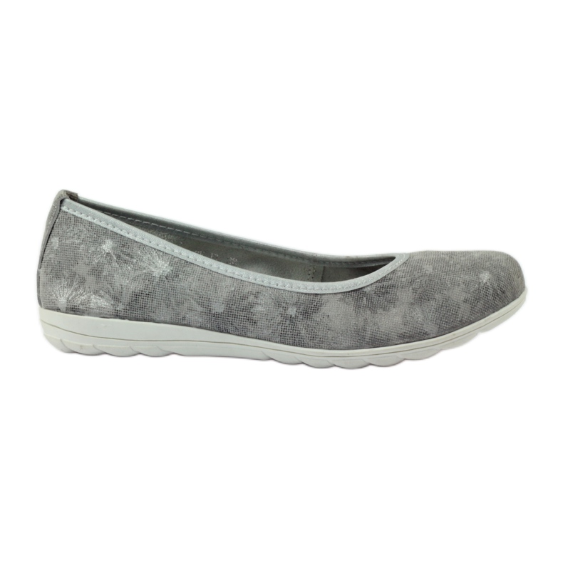 Bailarinas de mujer en piel Filippo 023 gris Bailarinas de mujer en piel Filippo 023 gris