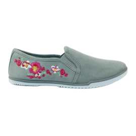 Zapatillas Mckey 180 de ante floral gris Zapatillas Mckey 180 de ante floral gris