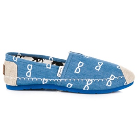 L. Day Slipons azules L. Day Slipons azules