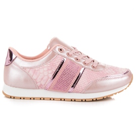 Deportivas rosas animal print rosado Deportivas rosas animal print rosado