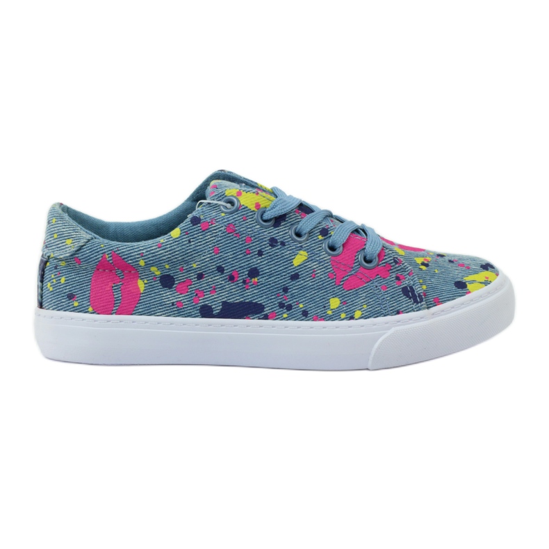 American Club Zapatillas de deporte de mezclilla en boca americana. azul