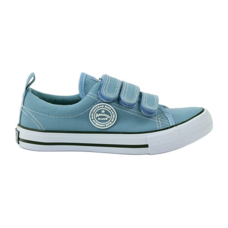 American Club Deportivas americanas azul velcro