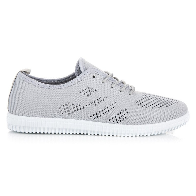 Zapatillas deportivas de tejido vaporoso gris