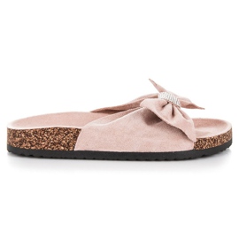 Queen Vivi Zapatillas de gamuza con estilo marrón