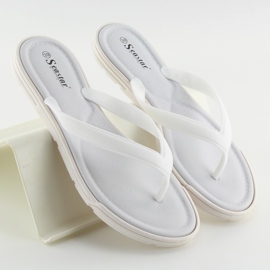 Chanclas blancas para mujer CK41P White blanco