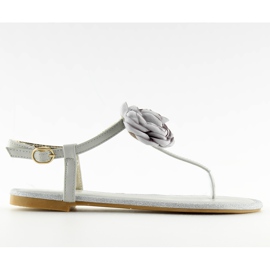 Sandalias chanclas con gris T314P Gris