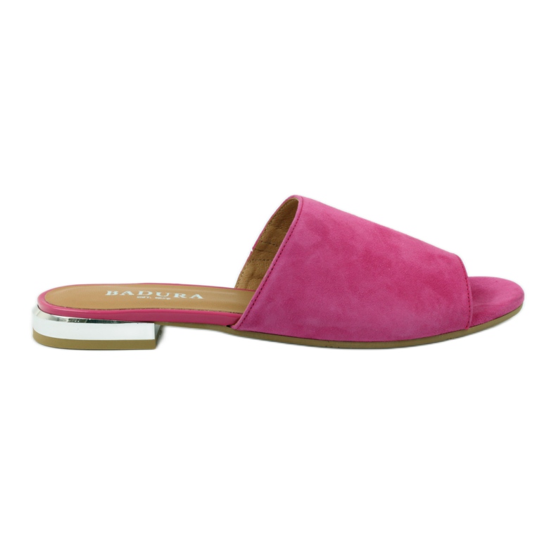 Babuchas elegantes Badura 5155 fucsia rosado