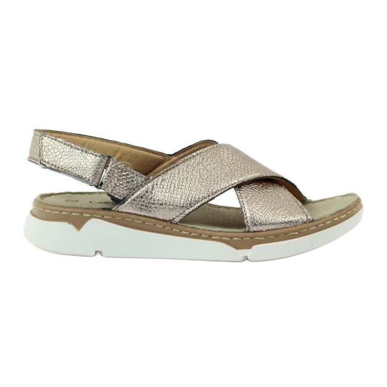 Filippo Cómodas sandalias doradas con velcro dorado