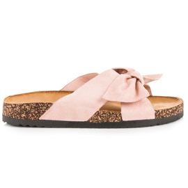 Bello Star Babuchas ante rosa rosado Bello Star Babuchas ante rosa rosado