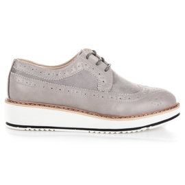 Super Me Zapatos grises con cordones Super Me Zapatos grises con cordones