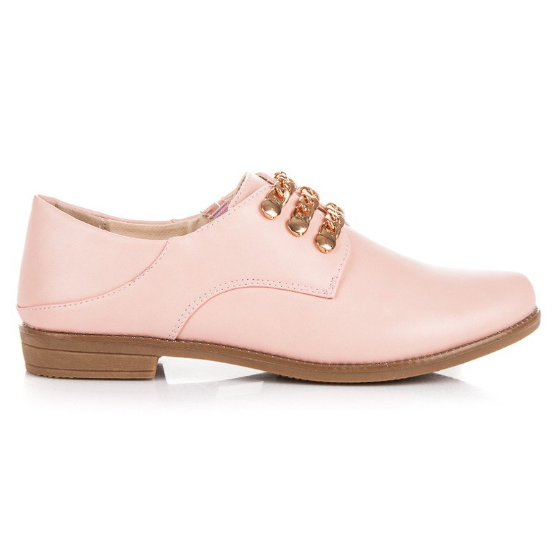 Anesia Paris Deslizar el pie dentro de los zapatos rosado