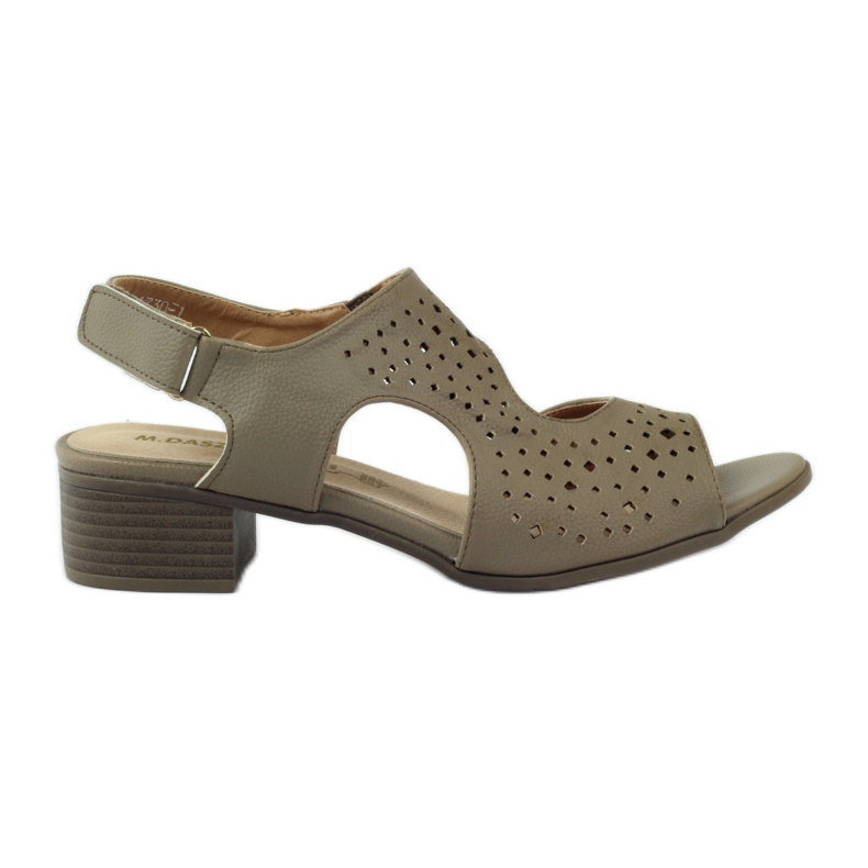M.Daszyński Sandalias de cuero Daszyński beige