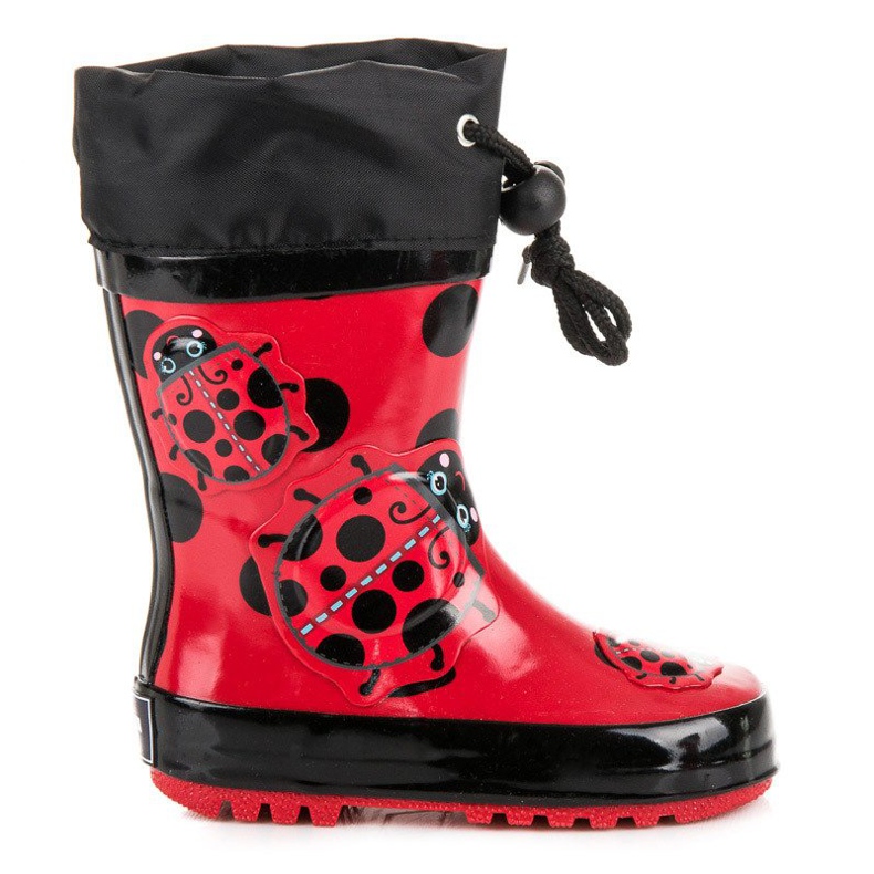 American Club Galoshes estadounidense Biedronka rojo