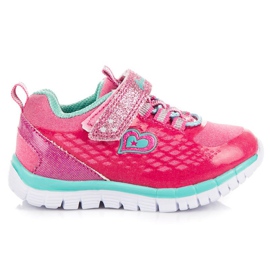 American Club Atado zapatos deportivos americanos rosado