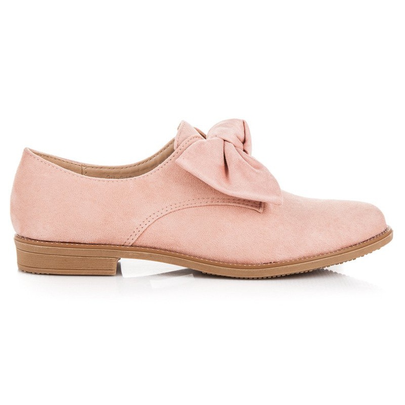 Bestelle Zapatos sin cordones de ante rosado