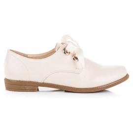 Anesia Paris Zapatos atados con cinta negro marrón