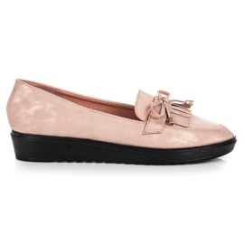 Queen Vivi Mocasines de moda para la primavera. rosado