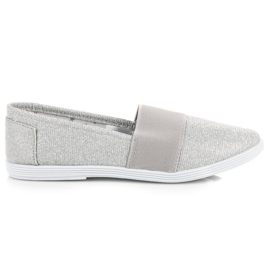 Zapatillas slip-on mckeylor plateadas gris