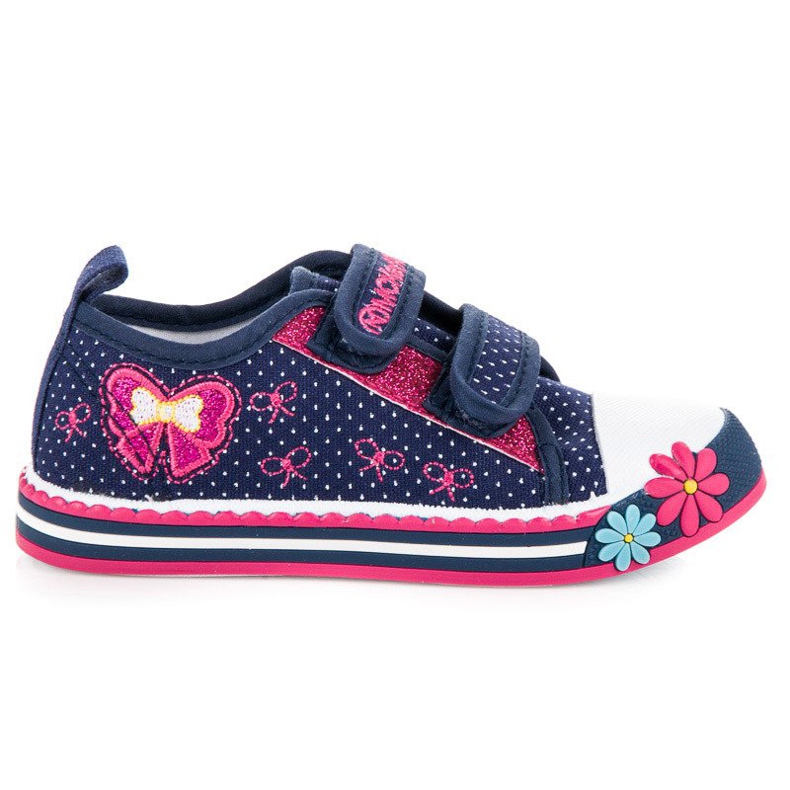 Zapatillas para niña mckeylor rosado azul marino