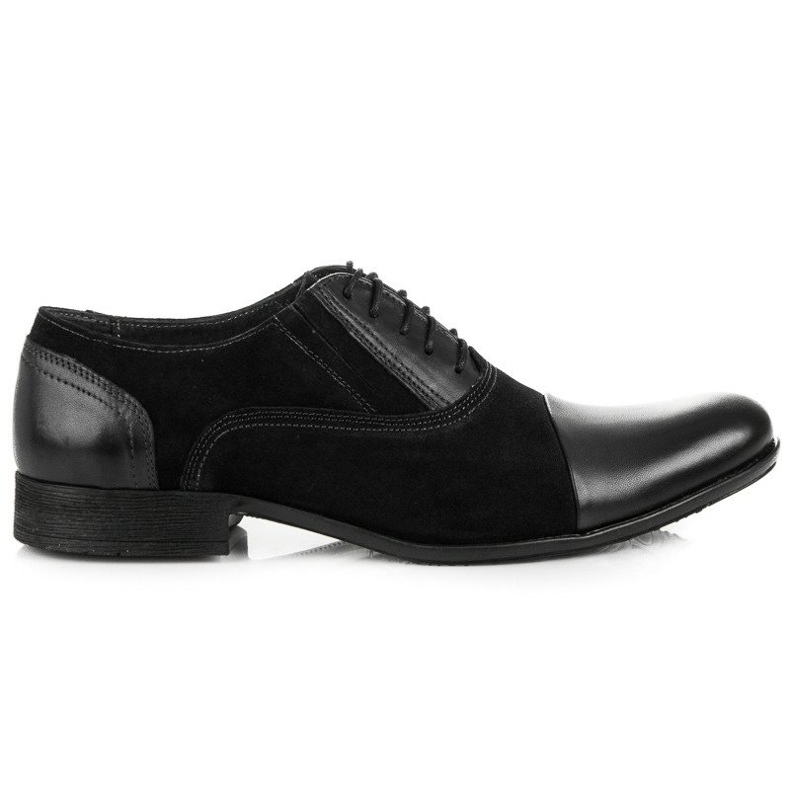 Wolski Zapatos oxfords de cuero negro