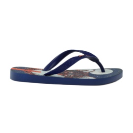 Ipanema Children's Flip -Flops con un azul marino de lobo