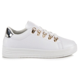 Lovery zapatillas blancas con estilo blanco Lovery zapatillas blancas con estilo blanco