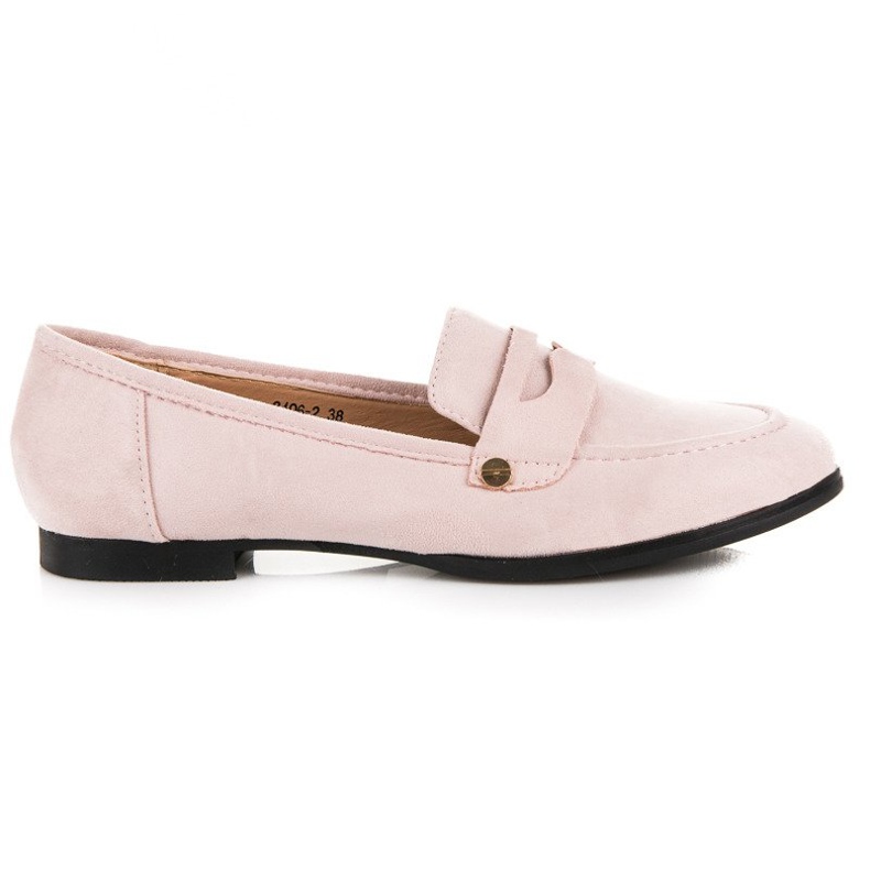 Sweet Shoes Mocasines rosa sin cordones rosado