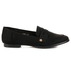 Sweet Shoes Mocasines negros sin cordones