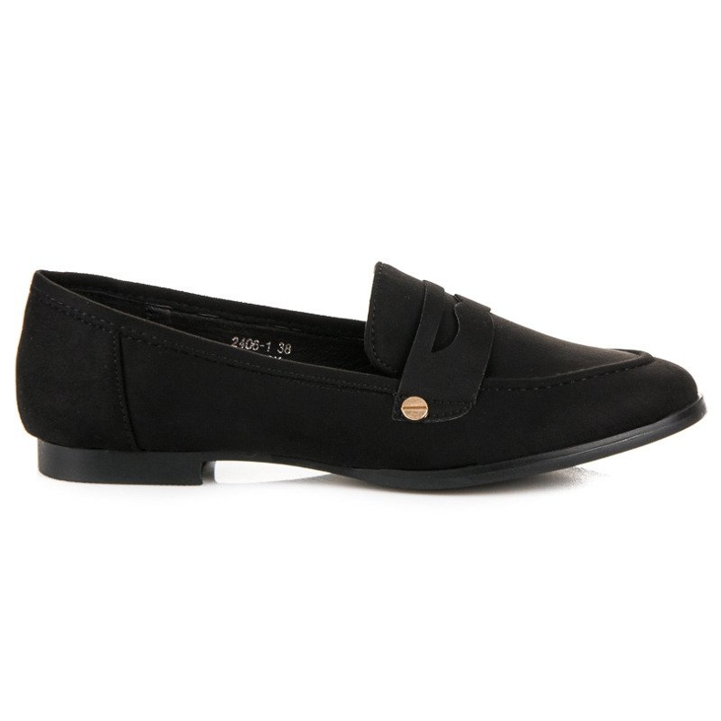 Sweet Shoes Mocasines negros sin cordones