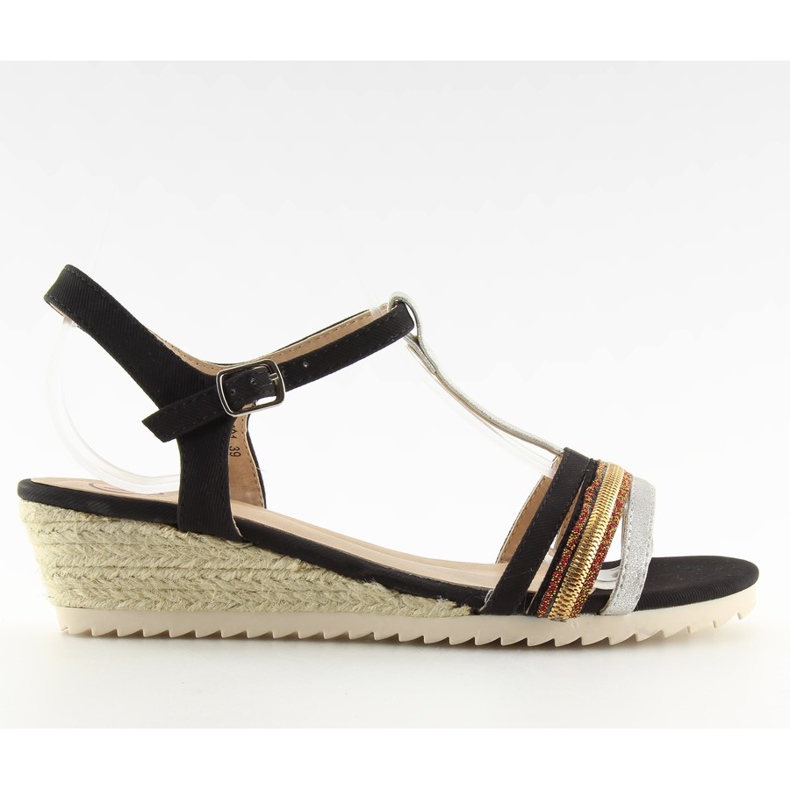 Sandalias mujer alpargatas negro negro