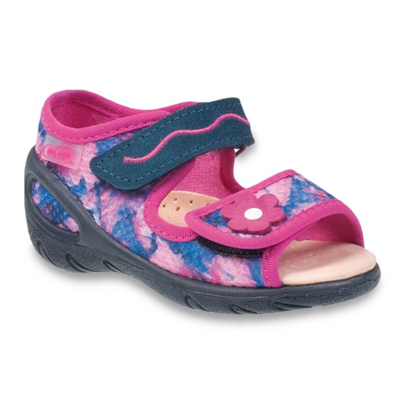 Zapatos befado niño pu 433P021 azul marino rosado