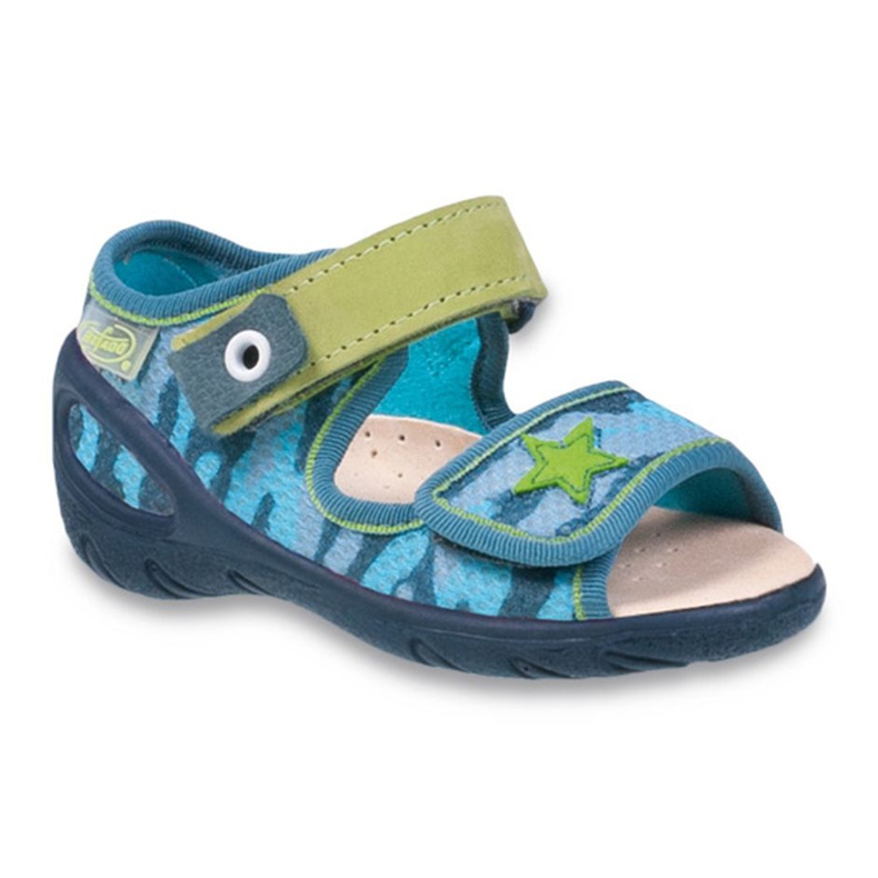 Zapatos befado niño pu 433P023 verde azul