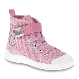 Zapatos befado niño 268X068 rosa gris