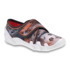 Zapatos befado niño 273X225 gris naranja