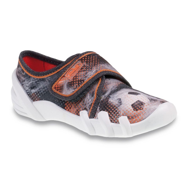 Zapatos befado niño 273X225 gris naranja