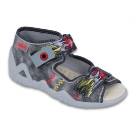 Zapatos befado amarillo niño 250P073 gris